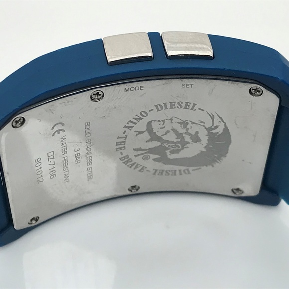 Diesel Men Watch Sport Digital Wrist Watch Blue Ru - Picture 6 of 8
